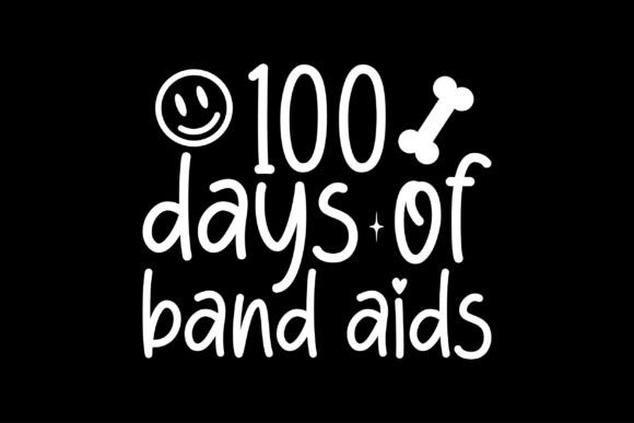 100 Days of Band Aids T-Shirt Designs