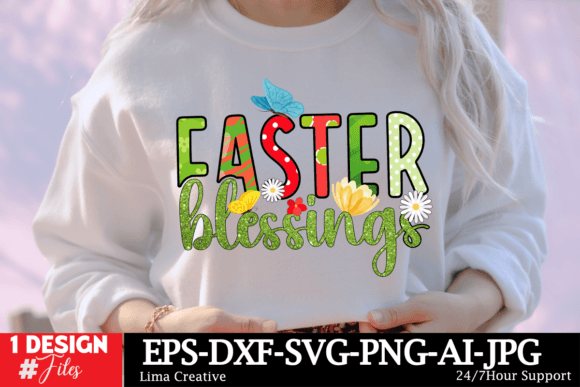 Easter Blessing Easter Sublimation Design