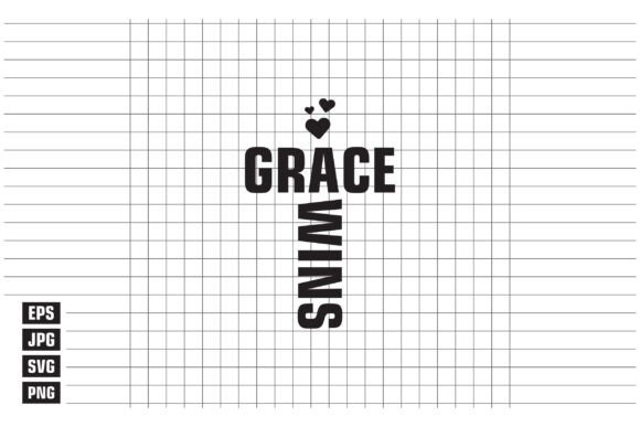 Grace Wins T Shirt Design for Branding Success