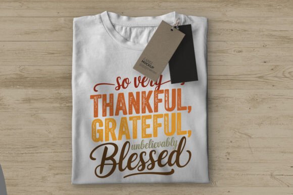 Grateful Thankful Blessed Svg Png, Fall T-Shirt Designs