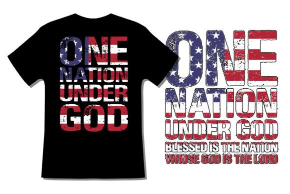 One Nation Under God T-Shirt Designs