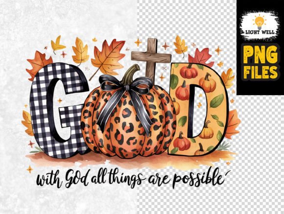 With God All Things Are Possible Design T-Shirt Designs